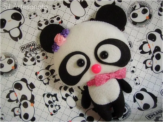 oso panda | fieltro | Pinterest