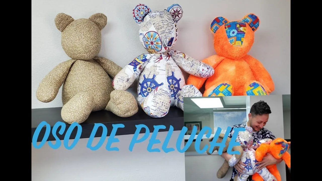 OSO DE PELUCHE - PASO A PASO - INCLUYO LOS PATRONES - YouTube OSO DE PELUCHE - PASO A PASO - INCLUYO LOS PATRONES - YouTube