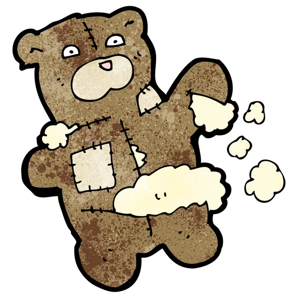 Oso de peluche roto juguete de dibujos animados — Vector stock ... Oso de peluche roto juguete de dibujos animados — Vector stock ...