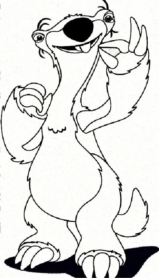 Dibujos para colorear de sid - Imagui