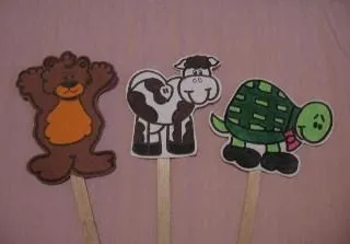 oso vaca y tortuga