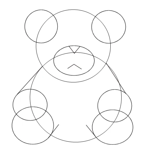 Panda fácil de dibujar - Imagui