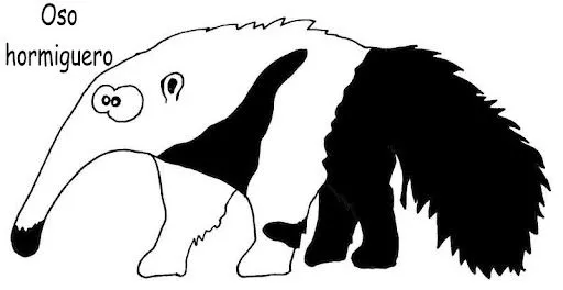OSOS HORMIGUEROS DIBUJOS PARA COLOREAR | Dibujos para colorear OSOS HORMIGUEROS DIBUJOS PARA COLOREAR | Dibujos para colorear