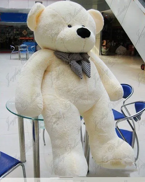 Oso de peluche gigante blanco - Imagui