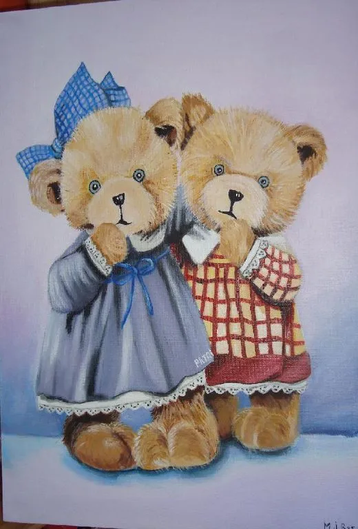 Osos de peluche. Maria Jose Bas - Artelista.com Osos de peluche. Maria Jose Bas - Artelista.com