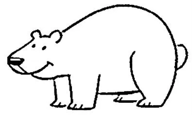 OSOS POLARES DIBUJOS PARA COLOREAR | Dibujos para colorear