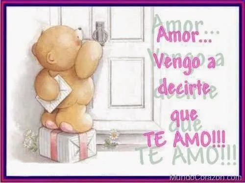 Osos tiernos con frases de amor-imagenes de amor tiernas ...