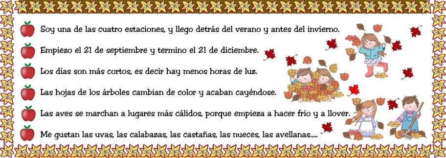 EL OTOÑO | enmiclasedellapizrojo