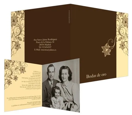 Otoño - #invitaciones para #bodas de oro | Invitaciones para bodas ...