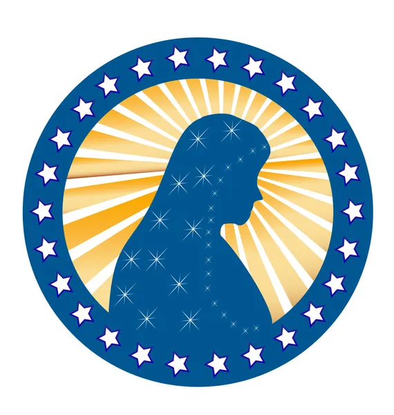 Our Lady of Fatima Virgen Mary seal | Stock Vector © Gloria Rosazza #