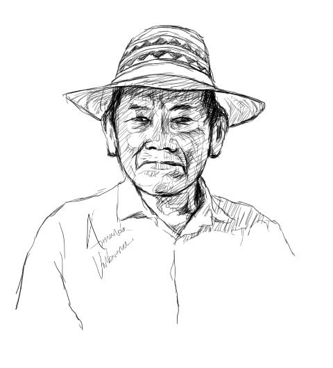 outkajawaa sauu wakuaipa — vegagouriyu: Dibujo de anciano wayuu De  Armando...