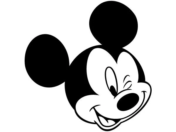 Outline Of Mickey Mouse Head - Cliparts.co