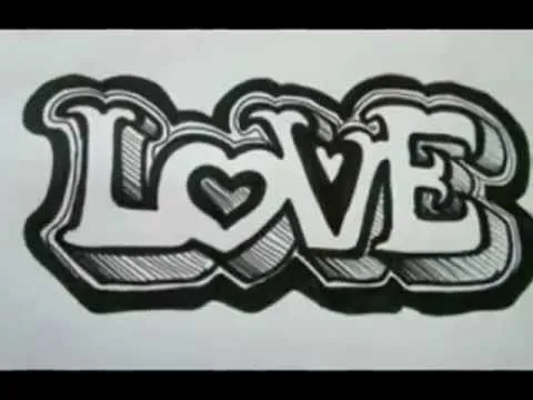 OUTSTANDING!! 3D Graffiti letters On Paper - The Basics - Love ...