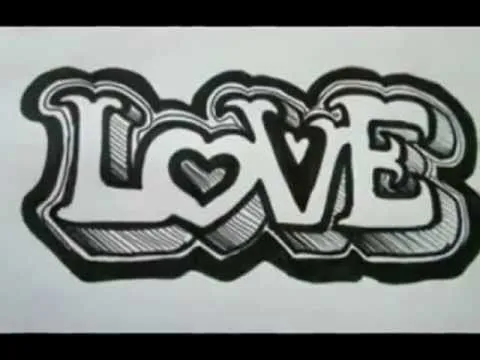 OUTSTANDING!! 3D Graffiti letters On Paper - The Basics - Love ... OUTSTANDING!! 3D Graffiti letters On Paper - The Basics - Love ...