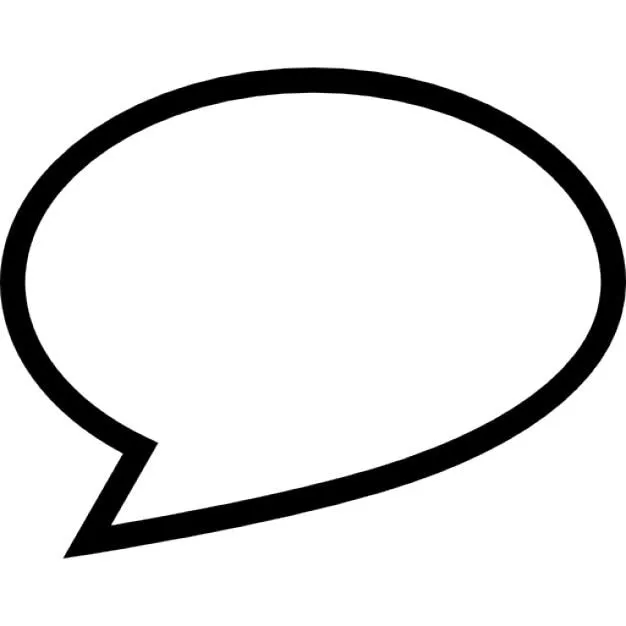Oval Speech | Fotos y Vectores gratis