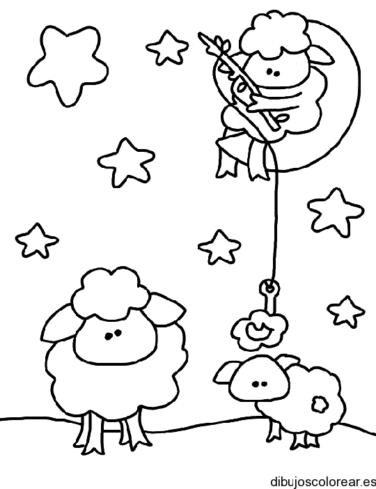 Ovejas | Dibujos para Colorear