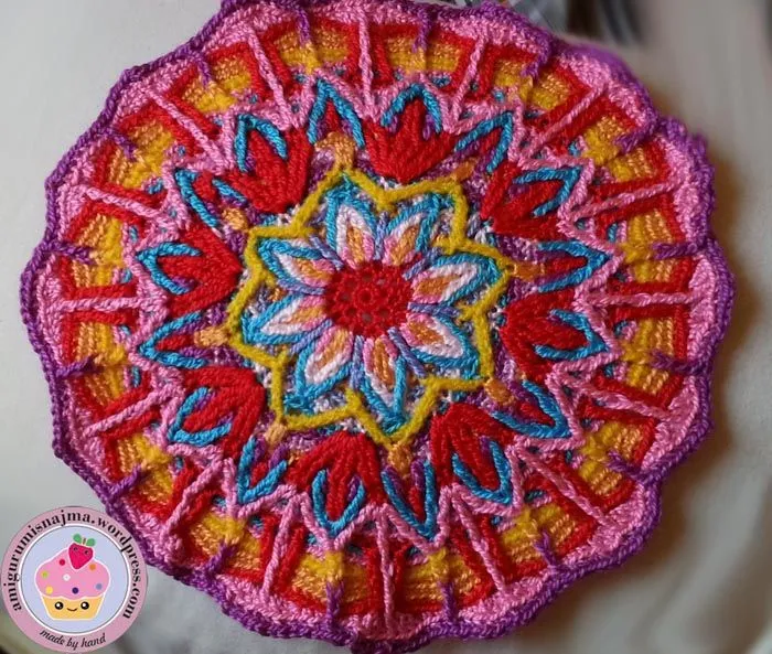 Overlay crochet- crochet mandala | Labores de Najma