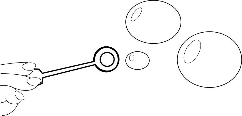 Burbujas de jabon dibujo - Imagui