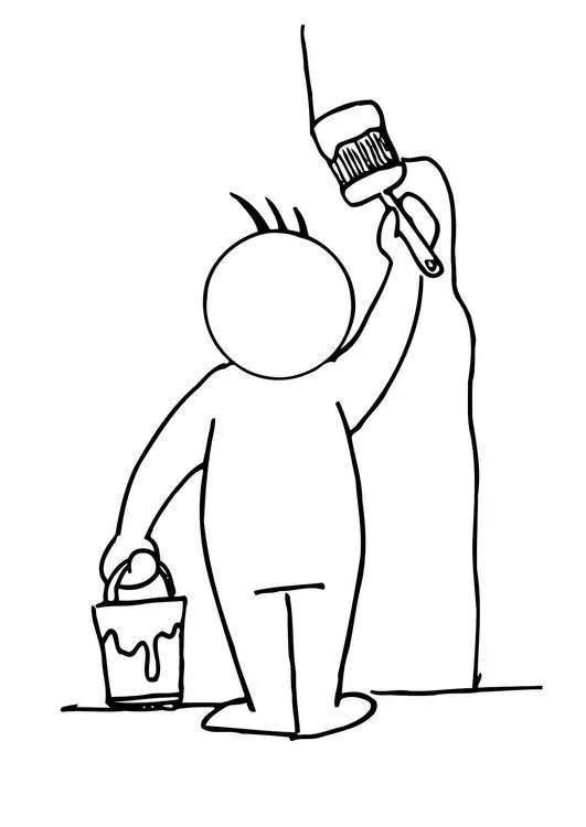 Dibujos Para Colorear De Verbos | Alpabeth