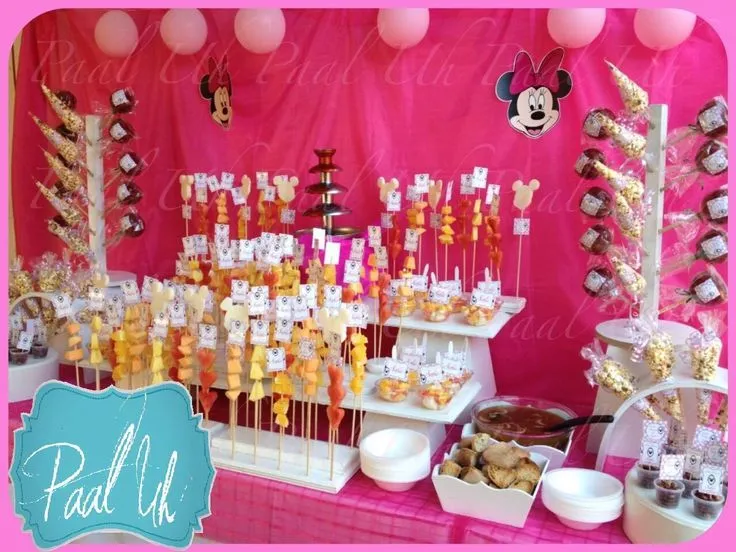 Paal Uh. Mesa de Postres & Snacks. #Minnie Mouse Pink. Dulce y ... Paal Uh. Mesa de Postres & Snacks. #Minnie Mouse Pink. Dulce y ...