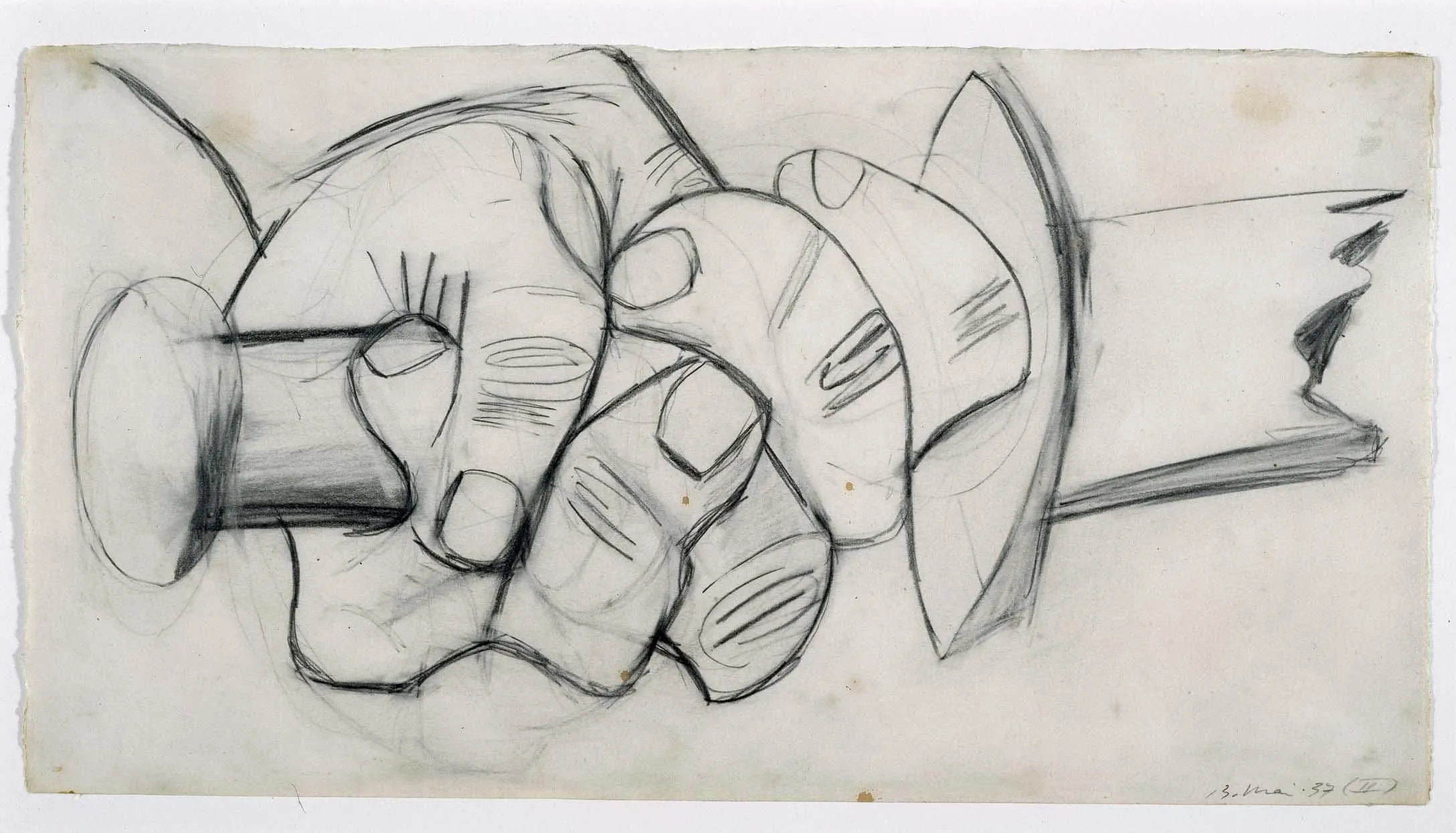 Pablo Picasso (Pablo Ruiz Picasso) - Mano con espada rota. Dibujo ... Pablo Picasso (Pablo Ruiz Picasso) - Mano con espada rota. Dibujo ...
