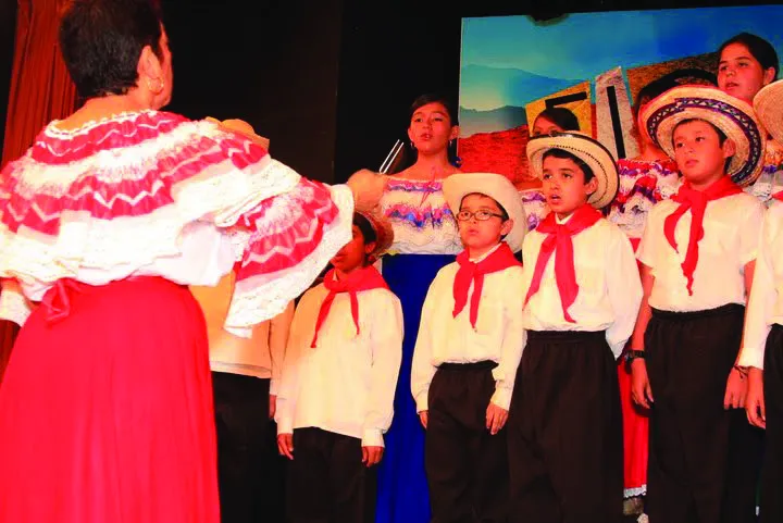Pac&amp;iacute;fico: Coro Infantil de la Universidad del Cauca Estampas