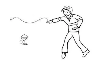 ... Pacheco C.: Imágenes de juegos, personajes y otros típicos de Chile