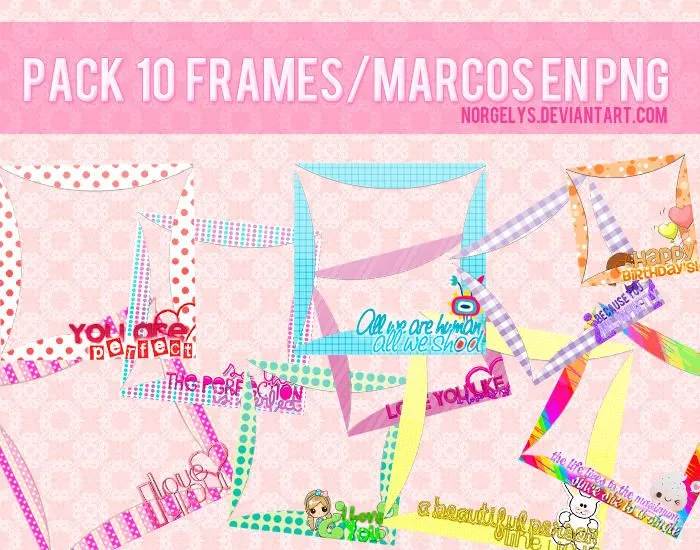 Pack 10 Frames/Marcos en PNG. by Norgelys on deviantART Pack 10 Frames/Marcos en PNG. by Norgelys on deviantART
