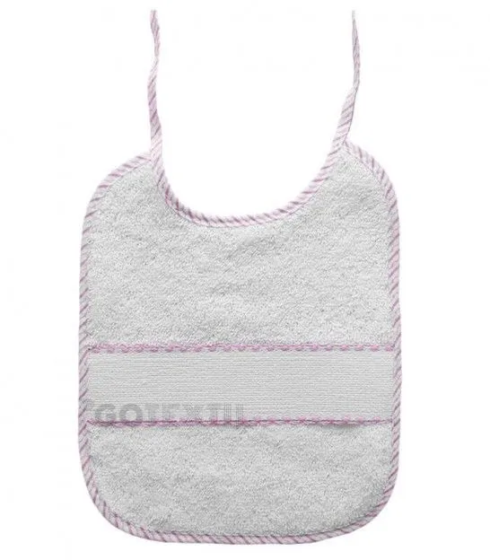 Pack 2 Baberos Punto de Cruz INTERBABY 20X25cm Pack 2 Baberos Punto de Cruz INTERBABY 20X25cm