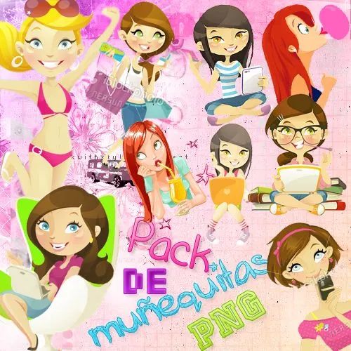 Pack De Chicas En Caricaturas PNG. by ICanTakeYouBieber on DeviantArt