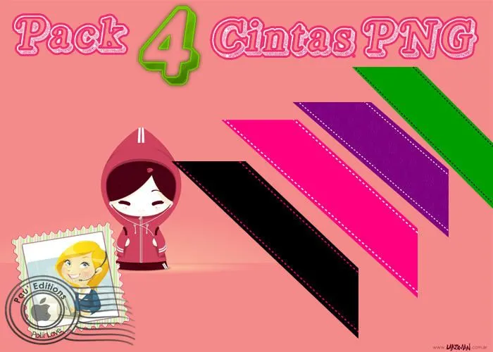 Pack 4 Cintas PNG by ~PoliiLove on deviantART Pack 4 Cintas PNG by ~PoliiLove on deviantART