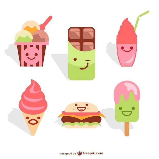 Pack de helados y dulces | Descargar Vectores gratis Pack de helados y dulces | Descargar Vectores gratis