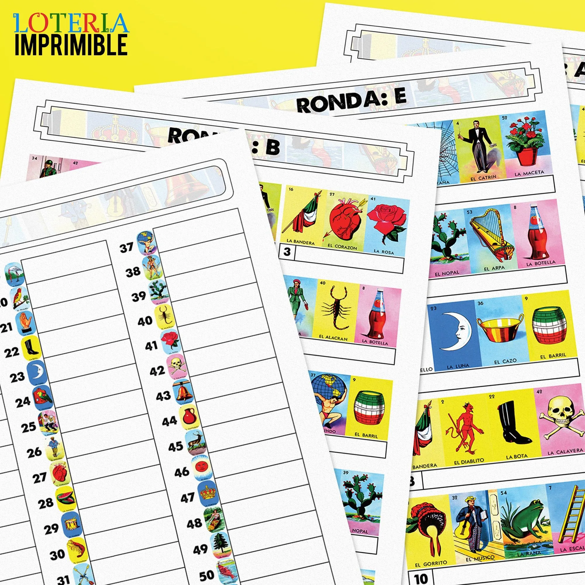 Pack de Plantillas Para Rifas de Lotería | Loteria Imprimible | Reviews on Judge.me Pack de Plantillas Para Rifas de Lotería | Loteria Imprimible | Reviews on Judge.me