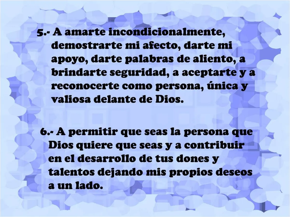 Pacto o compromiso de usted como padre o madre con su hijo o hijos ... Pacto o compromiso de usted como padre o madre con su hijo o hijos ...