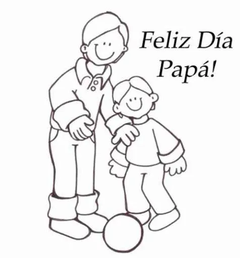 DIA DEL PADRE: DIBUJOS PARA COLOREAR DIA DEL PADRE