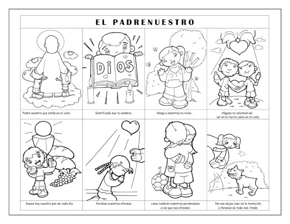 Padre Nuestro explicado para niños de primaria - Padre nuestro que estás en  el cielo: Todos tenemos - Studocu