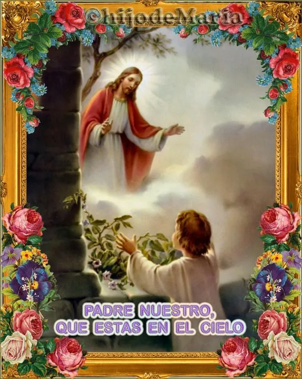 Padre Nuestro en Imágenes para descargar.