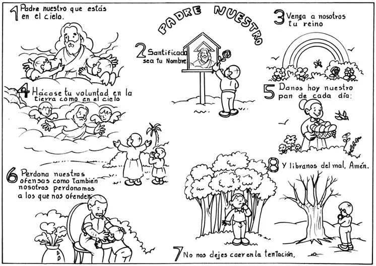 Padre nuestro imagenes para niños - Imagui