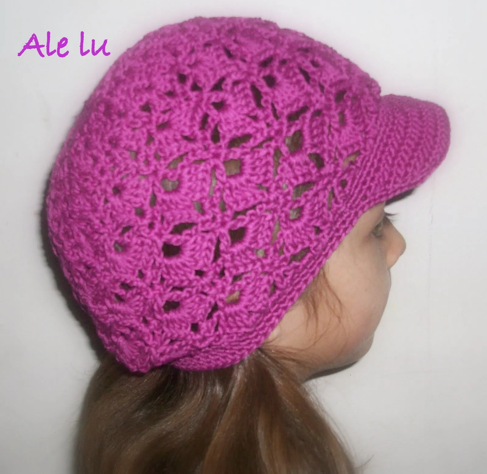 Gorro tejido para mi nena mayor (6 años) seguí exactamente el patron ...