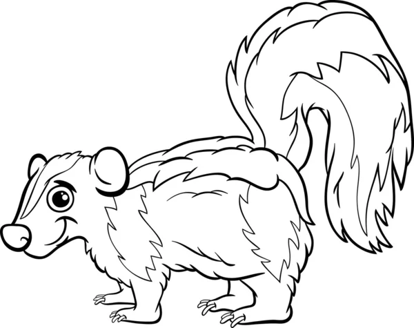 Página para colorear animales de dibujos animados de Skunk ... Página para colorear animales de dibujos animados de Skunk ...