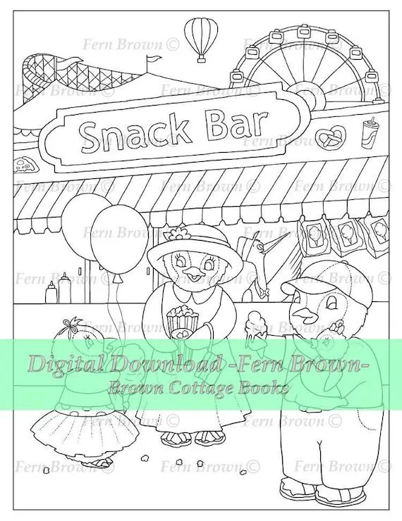 Página para colorear Descarga imprimible Animal Feria Arte - Etsy México Página para colorear Descarga imprimible Animal Feria Arte - Etsy México