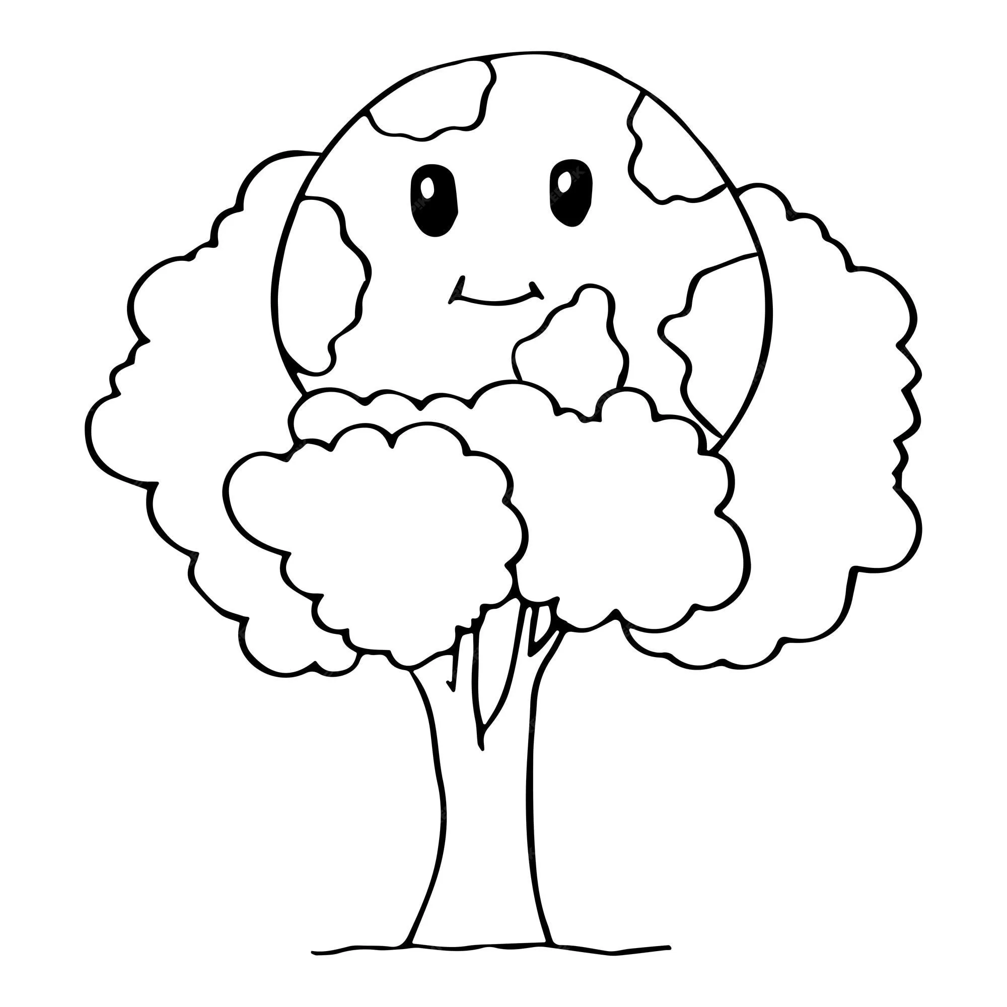 Página para colorear del día mundial del medio ambiente para niños ilustración vectorial eps e imagen | Vector Premium Página para colorear del día mundial del medio ambiente para niños ilustración vectorial eps e imagen | Vector Premium