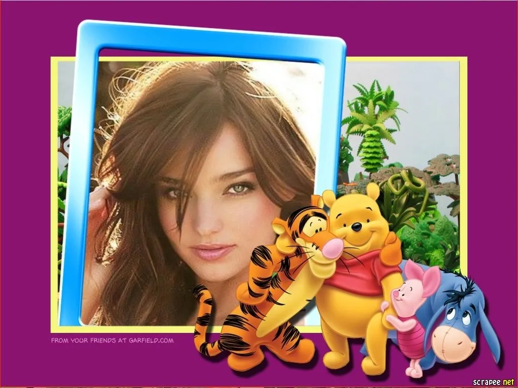 Pagina para Editar Fotos: Fotomontaje de Winnie Pooh