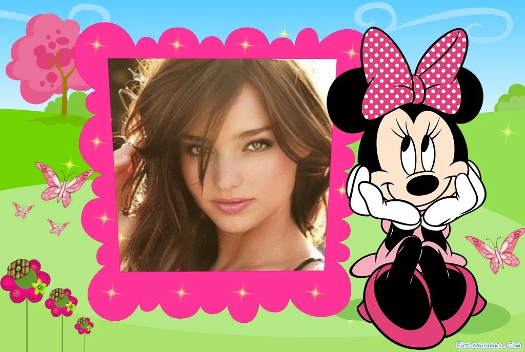 Pagina para Editar Fotos: Marco con Minnie Mouse Pagina para Editar Fotos: Marco con Minnie Mouse