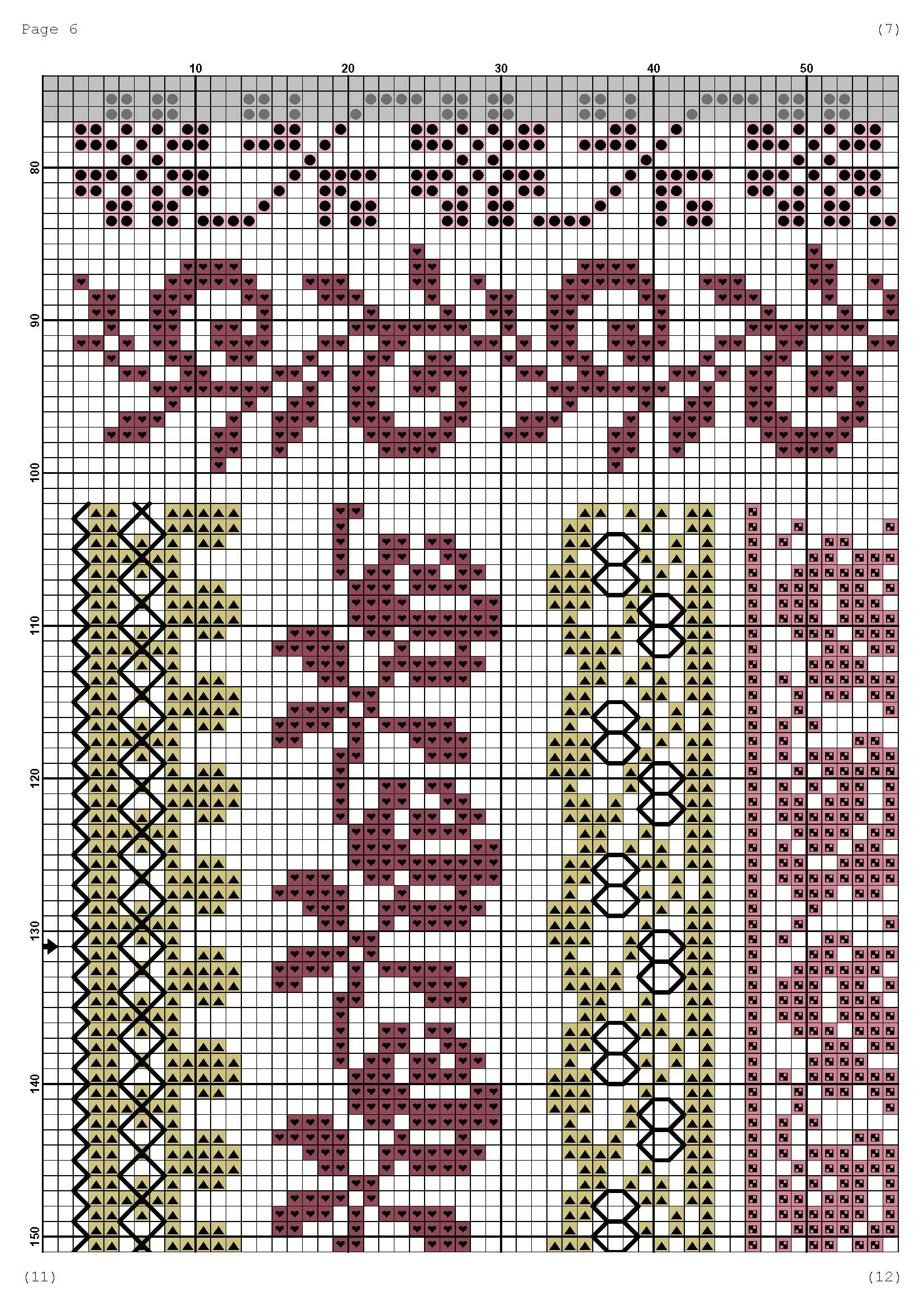 Página del gráfico de punto de cruz CENEFAS-1 – MisLabores.com Página del gráfico de punto de cruz CENEFAS-1 – MisLabores.com