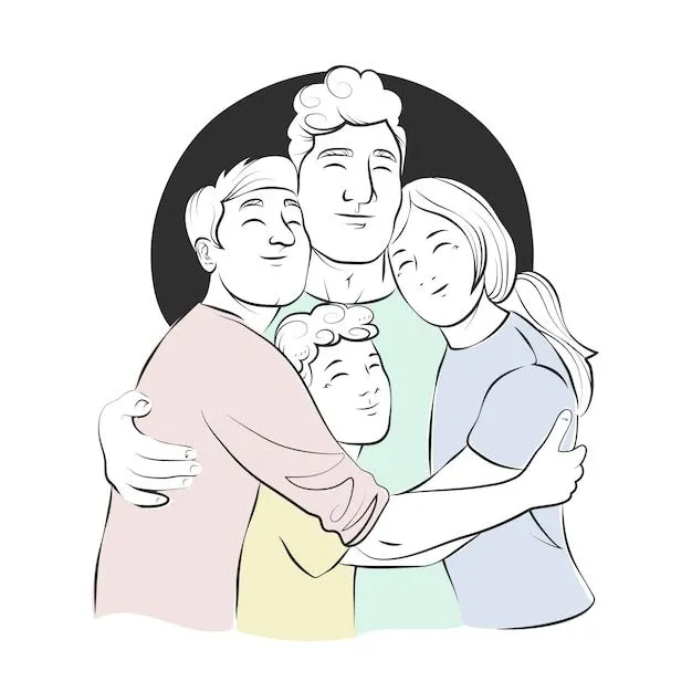 Página 4 | Vectores e ilustraciones de Abrazo familia para descargar gratis  | Freepik