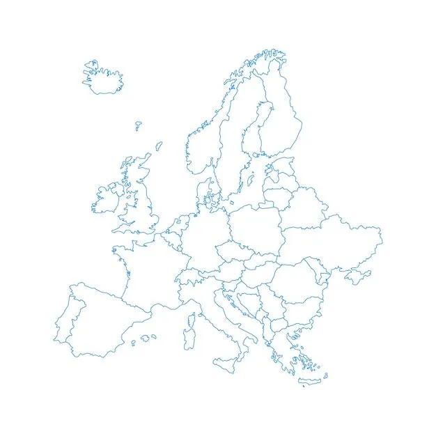 Página 3 | Vectores e ilustraciones de Mapa europa blanco para descargar  gratis | Freepik