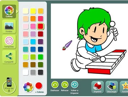 Páginas para colorear