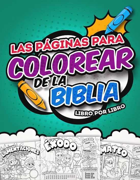 Páginas para colorear la Biblia libro por libro — Teach Sunday School Páginas para colorear la Biblia libro por libro — Teach Sunday School