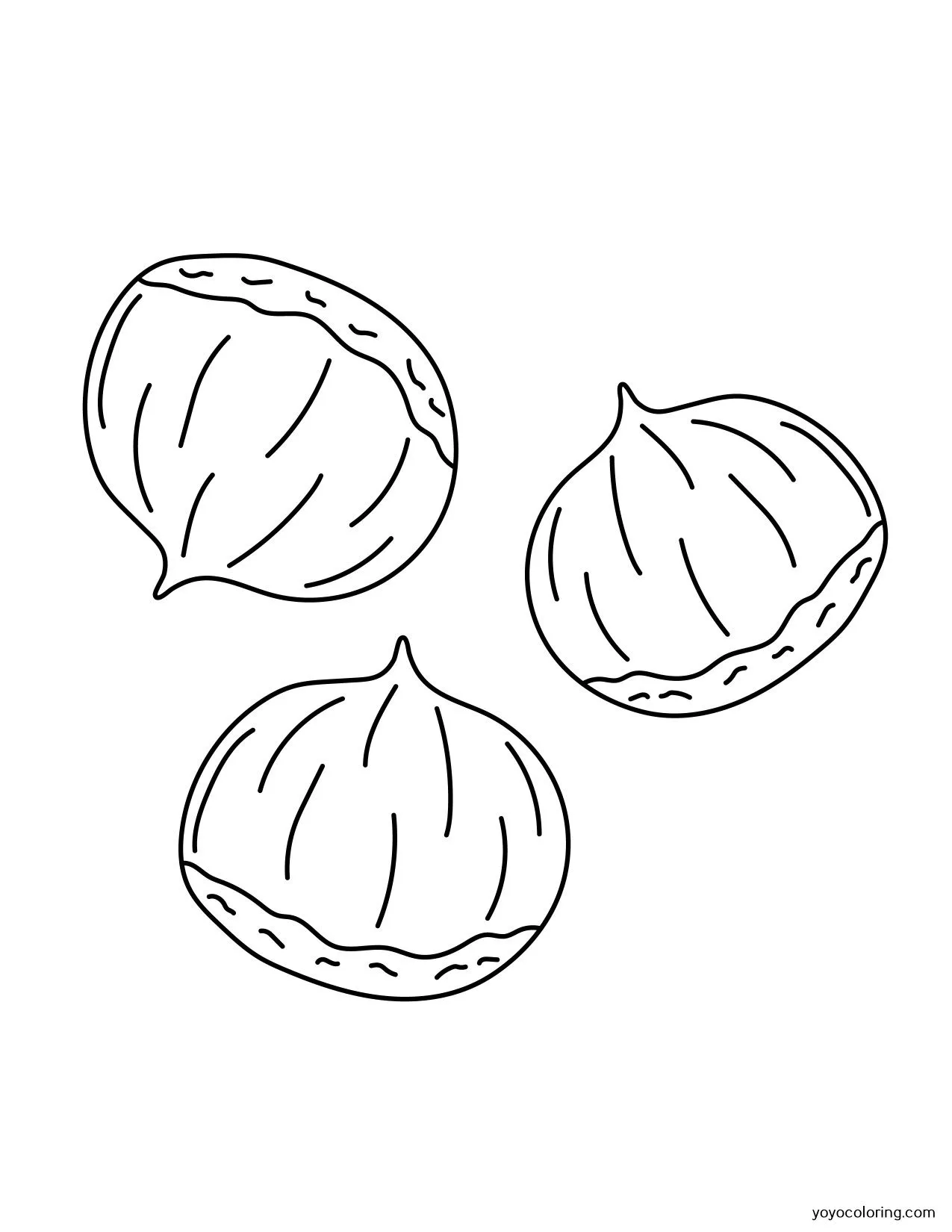 Páginas para colorear de castaños ᗎ Plantilla de pintura imprimible Páginas para colorear de castaños ᗎ Plantilla de pintura imprimible